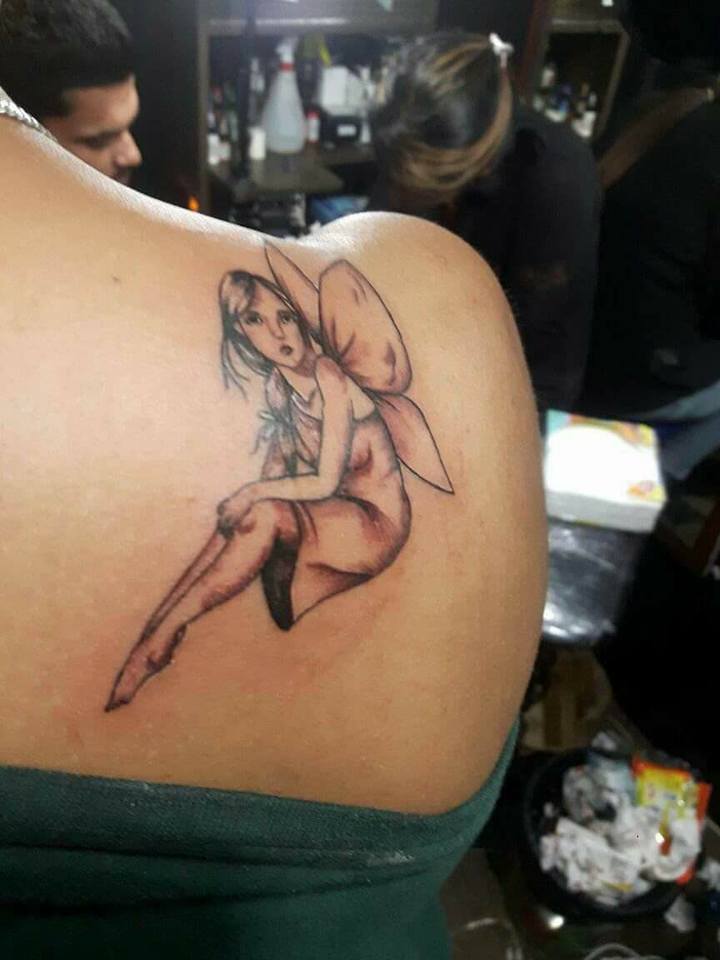 angel girl tattoo gargoyle tattoo studio