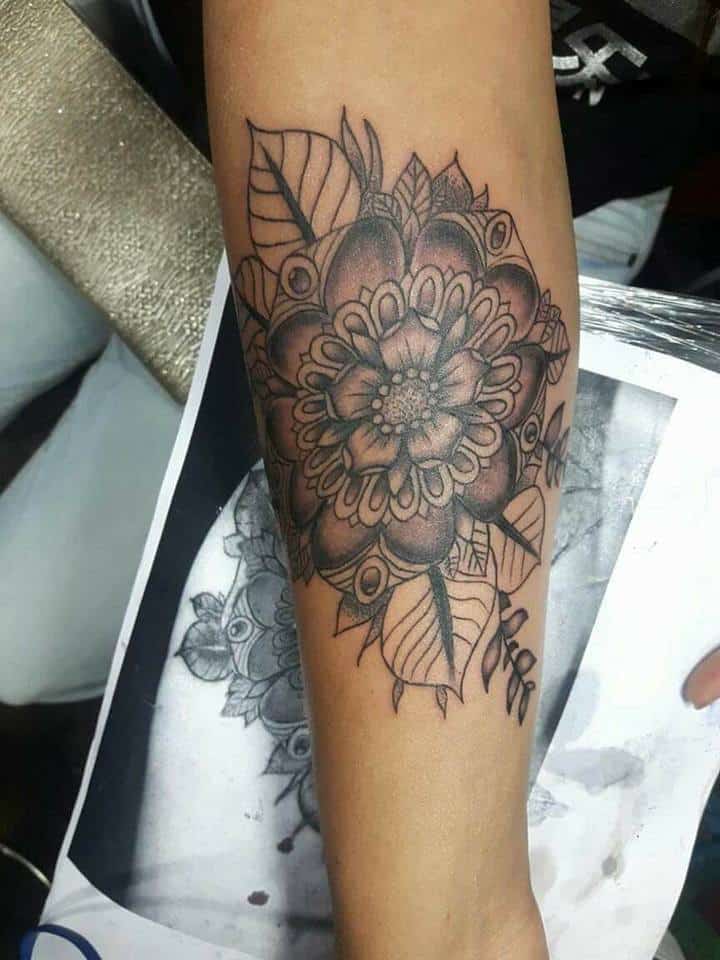 flower tattoo gargoyle tattoo studio