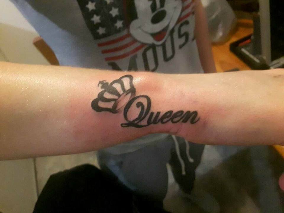 queen tattoo - gargoyle tattto studio auckland