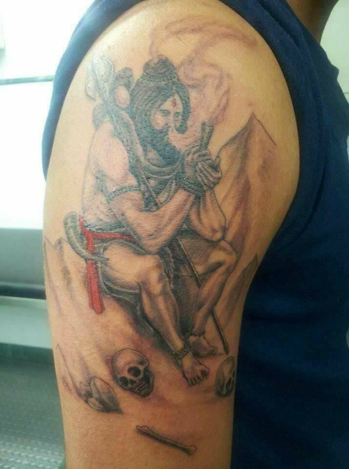 shiv bholenaath tattoo - gargoyle tattoo studio