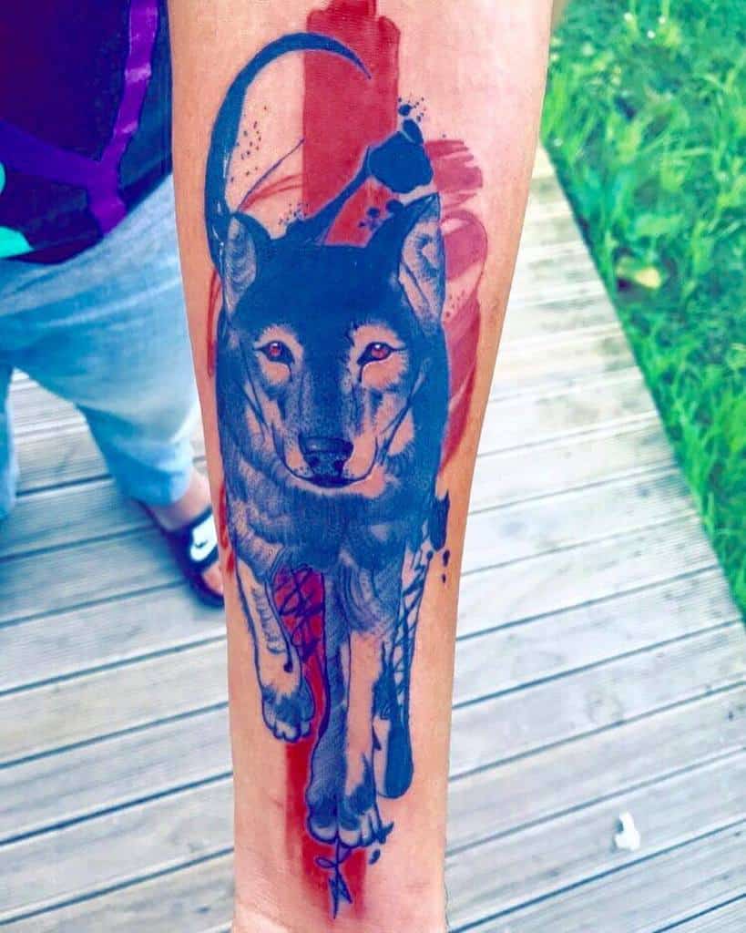 wold or dog tattoo gargoyle tattto studio auckland